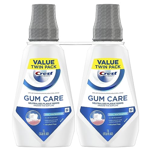 Crest Gum Care Mouthwash, Cool Wintergreen, CPC (cetylpyridinium ...