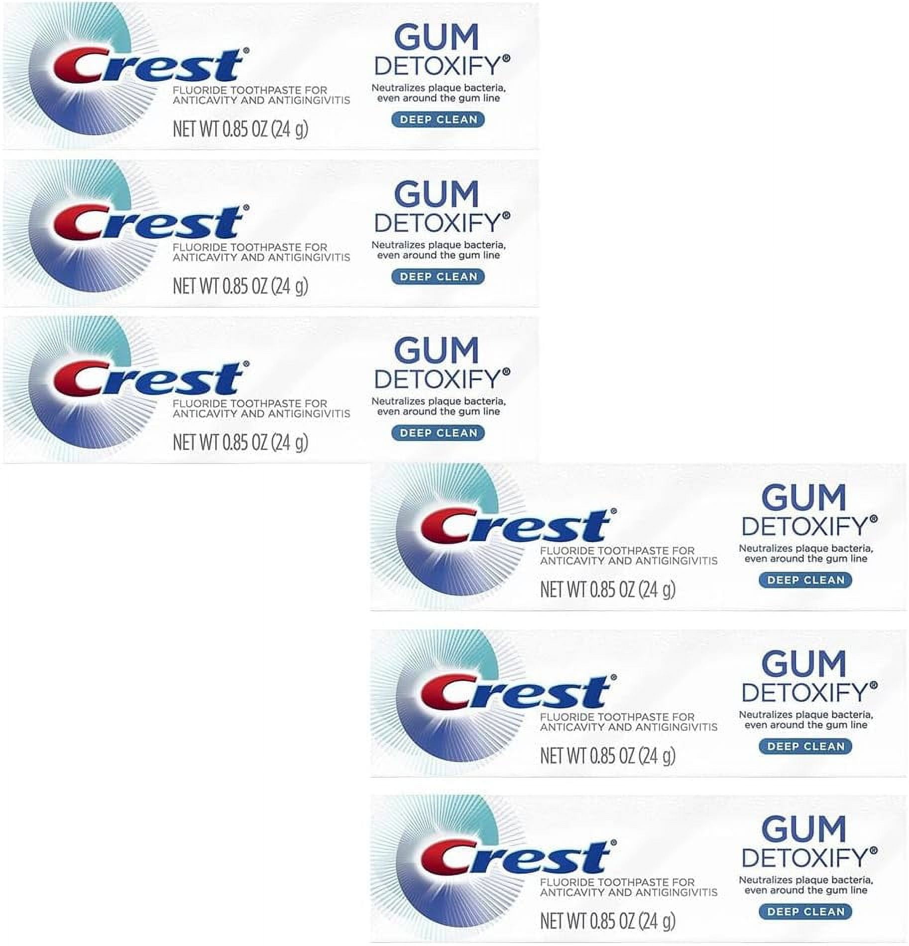 Crest Gum Detoxify Deep Clean Toothpaste, .85 oz