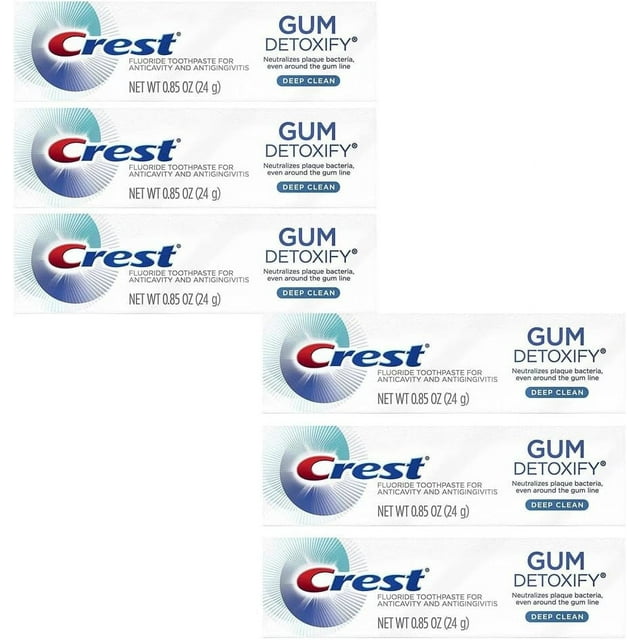 Crest Gum Detoxify Deep Clean Toothpaste, .85 oz