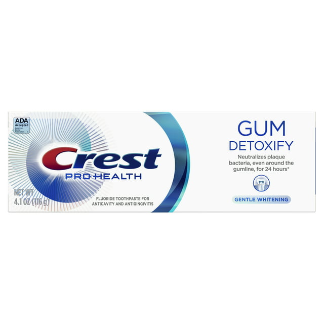 Crest Gum Detoxify Gentle Whitening Toothpaste, 4.1 oz