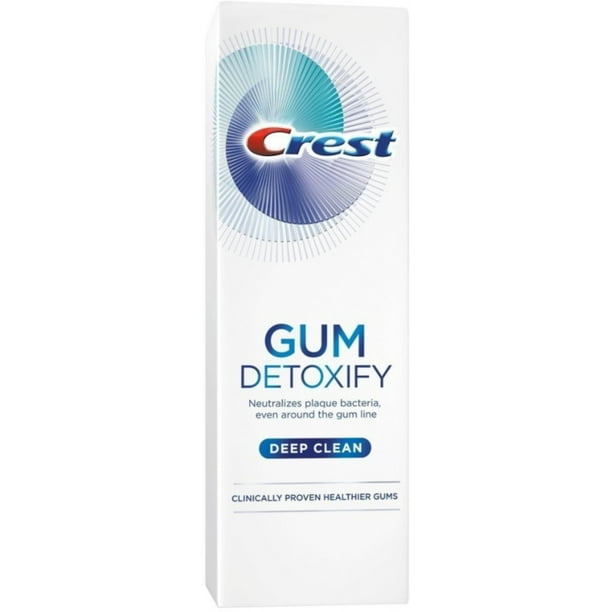 Crest Gum Detoxify Toothpaste, Deep Clean 4.1 oz (Pack of 4)