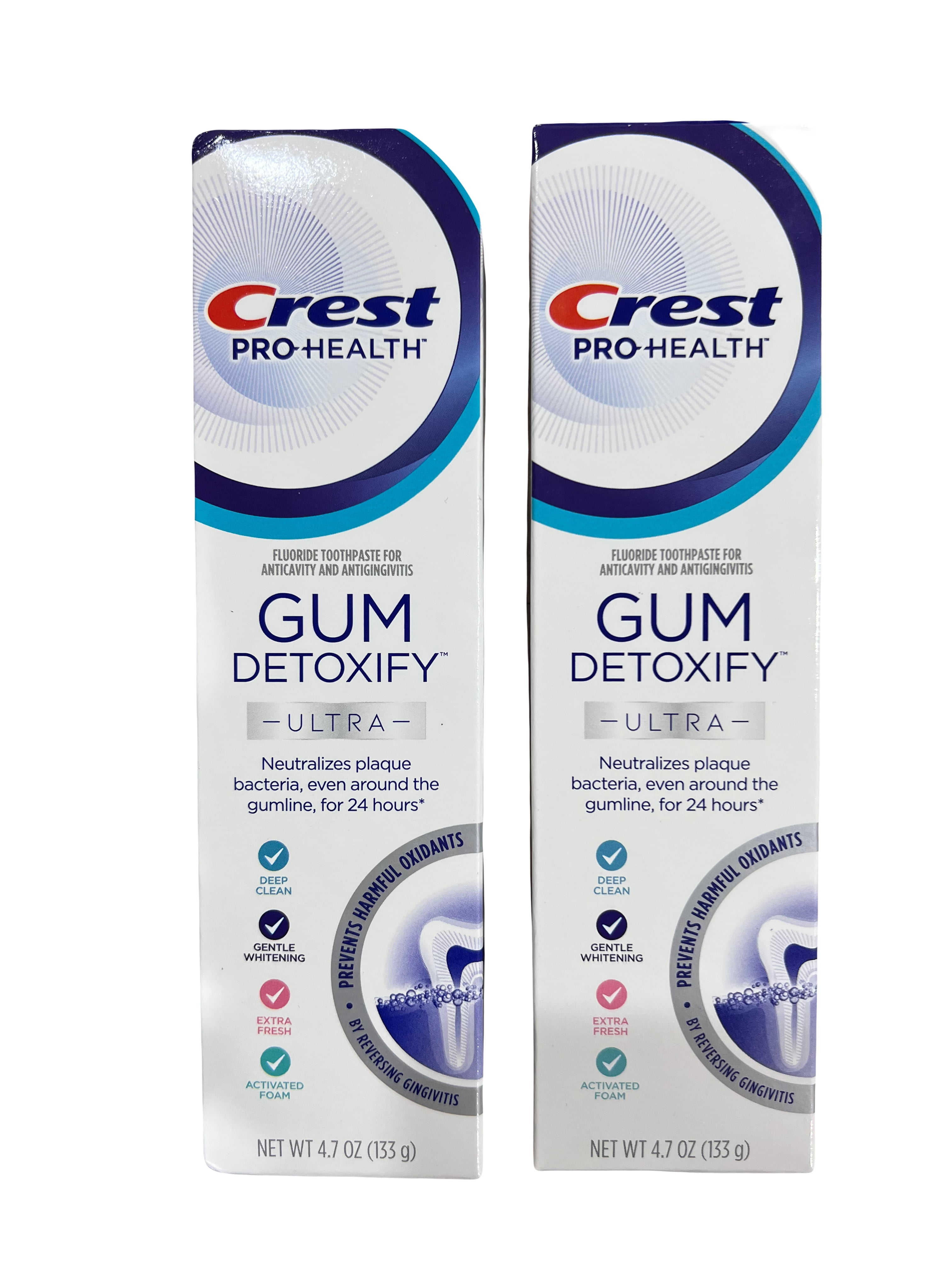 Crest Gum Detoxify Ultra Toothpaste Deep Clean Gentle Whitening 4