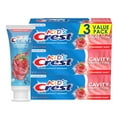 thumbnail image 1 of Crest Kid's Cavity Protection Fluoride Toothpaste, Strawberry Rush, 3 Count Tube, 1 of 7