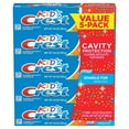 thumbnail image 1 of Crest Kid's Toothpaste, Sparkle Fun Bubble Gum (4.6 oz, 5 pack), 1 of 6