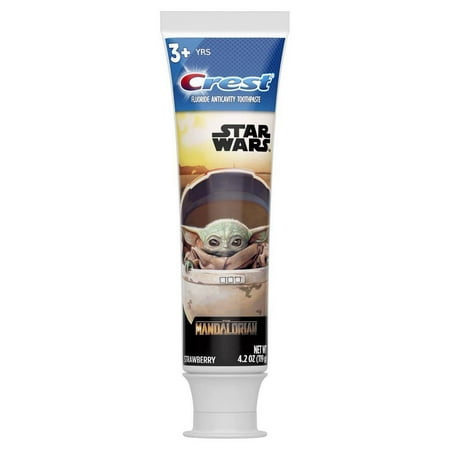 Crest Kid's Toothpaste, featuring Star Wars The Mandalorian, Strawberry, 4.2 oz