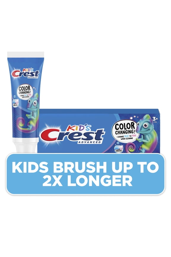 Toothpaste, Kids Advanced Fluoride Toothpaste, Bubblegum Flavor, 4.2 oz