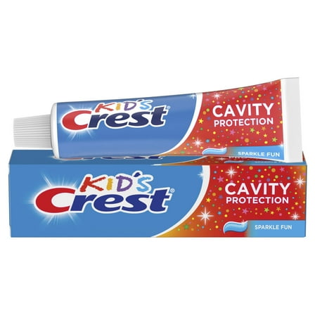 Crest Kids Cavity Protection Toothpaste, Sparkle Fun Flavor, 4.6 oz, For Ages 3+