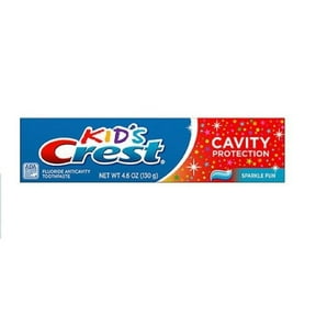 Crest Kids Tube Size 4.6z Crest Kids Sparkle Fun Cavity Protection Toothpaste