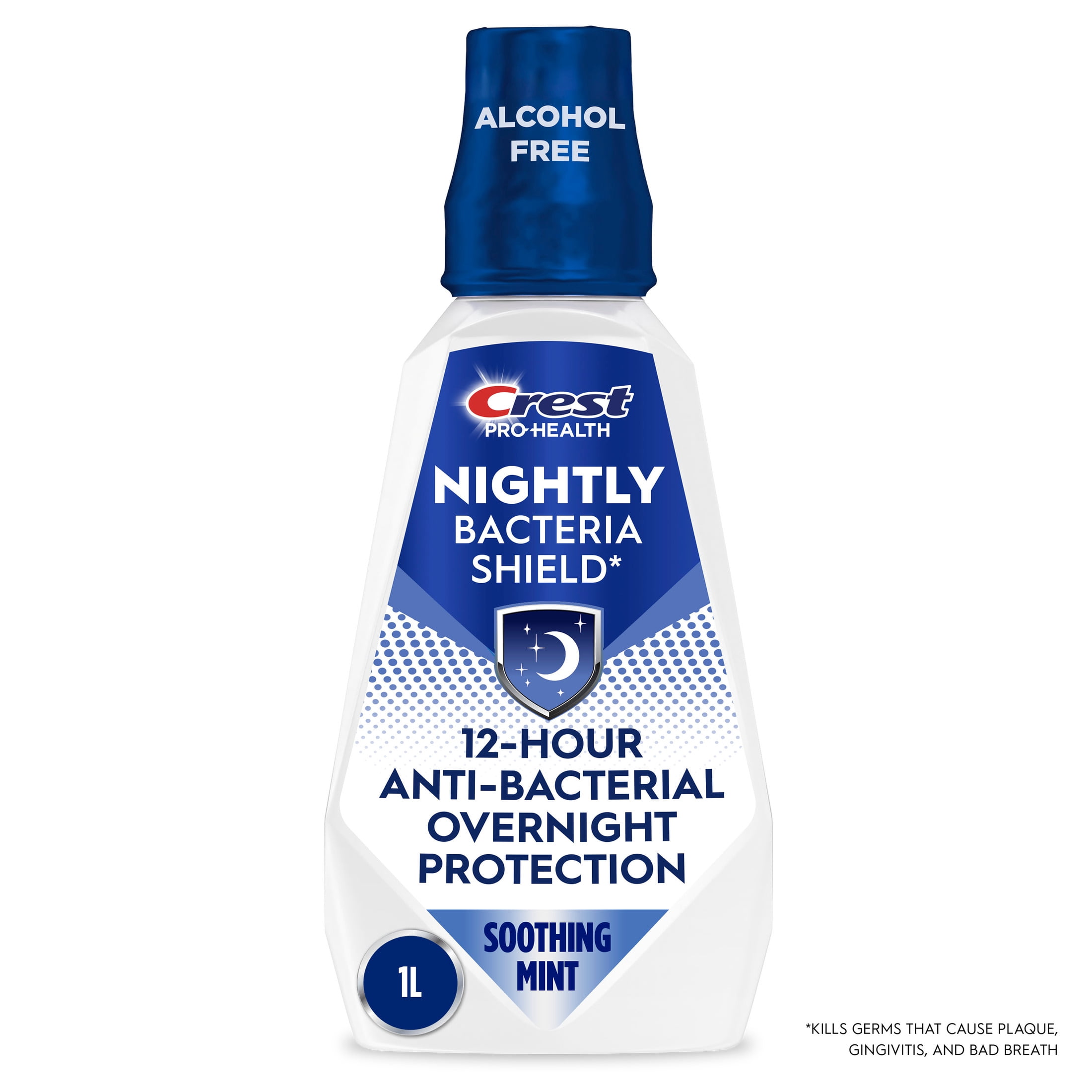 Crest Mouthwash ProHealth Nightly Bacteria Shield, AntiBac
