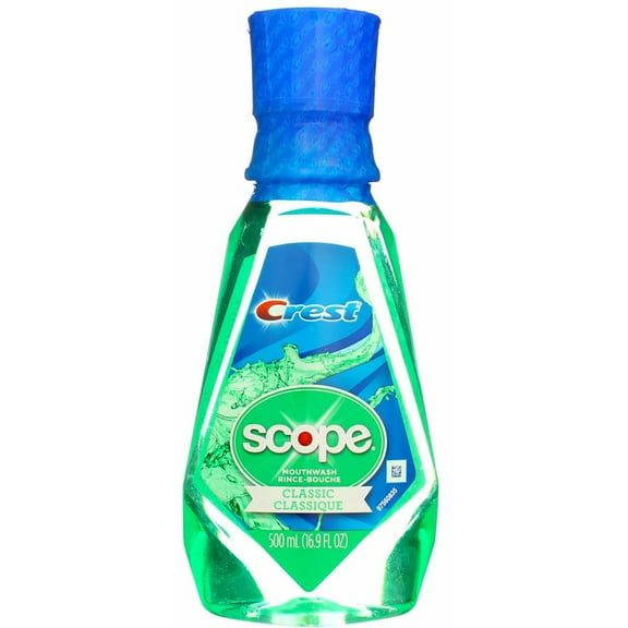 Crest Plus Scope Outlast Mouthwash, Mint 16.90 oz (Pack of 3)