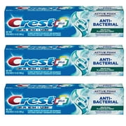 Crest Premium Plus Anti-Bacterial Toothpaste, Smooth Peppermint Flavor 7.0 oz (Pack of 3) C7