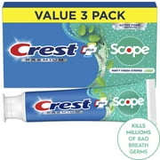 Crest Premium Plus Scope Toothpaste, Minty Fresh Flavor 5.2 oz, 3 Pk