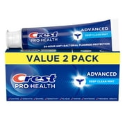Crest Pro-Health Advanced Deep Clean Mint Toothpaste, 5.1 oz, 2 Count