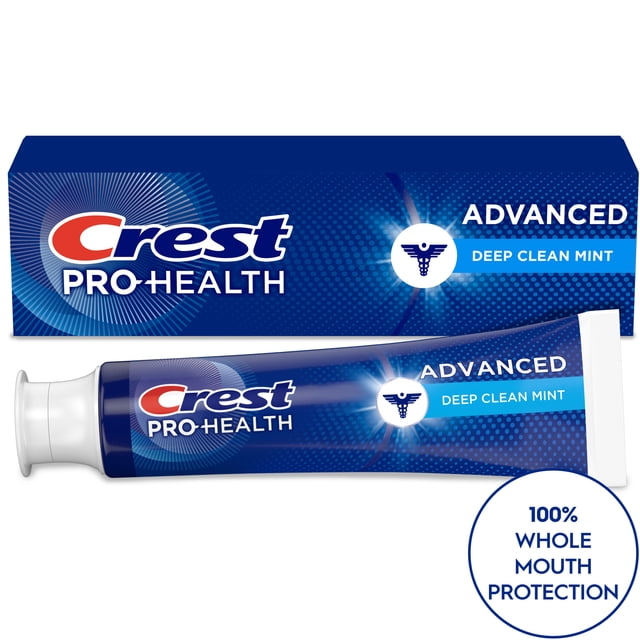 Crest Toothpaste, Pro-Health Advanced Deep Clean Mint Fluoride ...