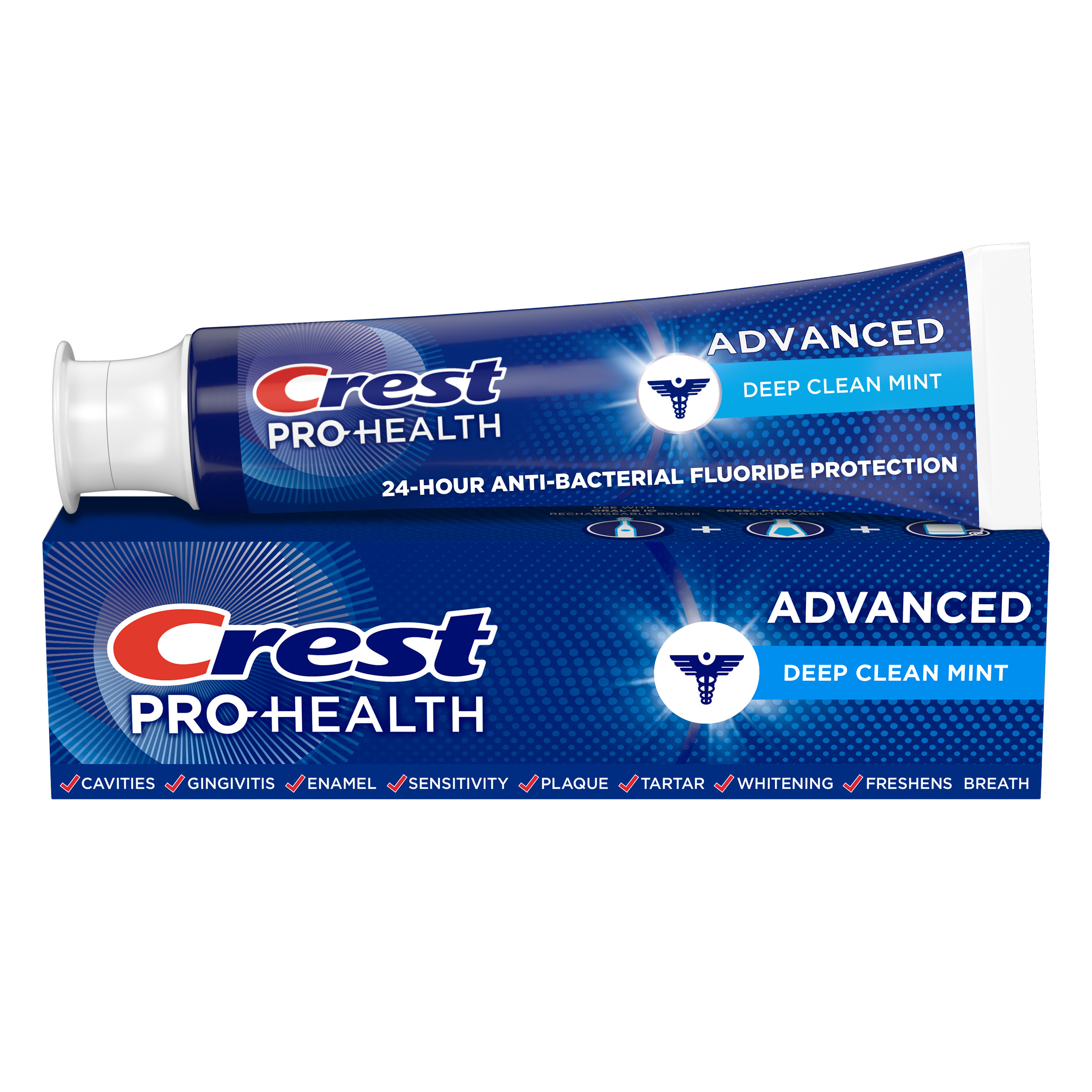 Crest Pro Health Advanced Deep Clean Toothpaste, Mint, 3.5 oz - image 1 of 8
