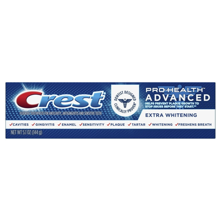 Crest Pro-Health Advanced Extra Whitening Toothpaste, Clinically