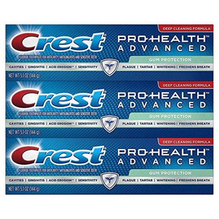 Crest Pro-Health Advanced Gum Protection Toothpaste, 5.1 oz, Triple pack