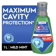 Crest Pro-Health Advanced Maximum Cavity Protection Mouthwash - Mild Mint - 1L