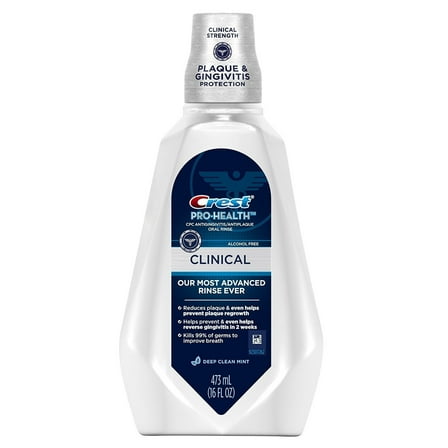 Crest Pro-Health Advanced Rinse Mouthwash, Deep Clean Mint, 16oz