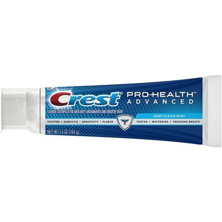 Crest Pro-Health Advanced Toothpaste, Extra Deep Clean 5.1 oz (Pack of 6)