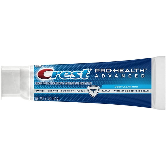 Crest Pro-Health Advanced Toothpaste, Extra Deep Clean 5.1 oz (Pack of 6)