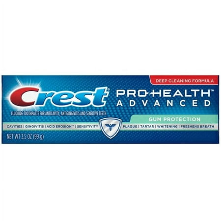 Crest Pro-Health Advanced Toothpaste, Gum Protection 3.5 oz (Pack of 4)