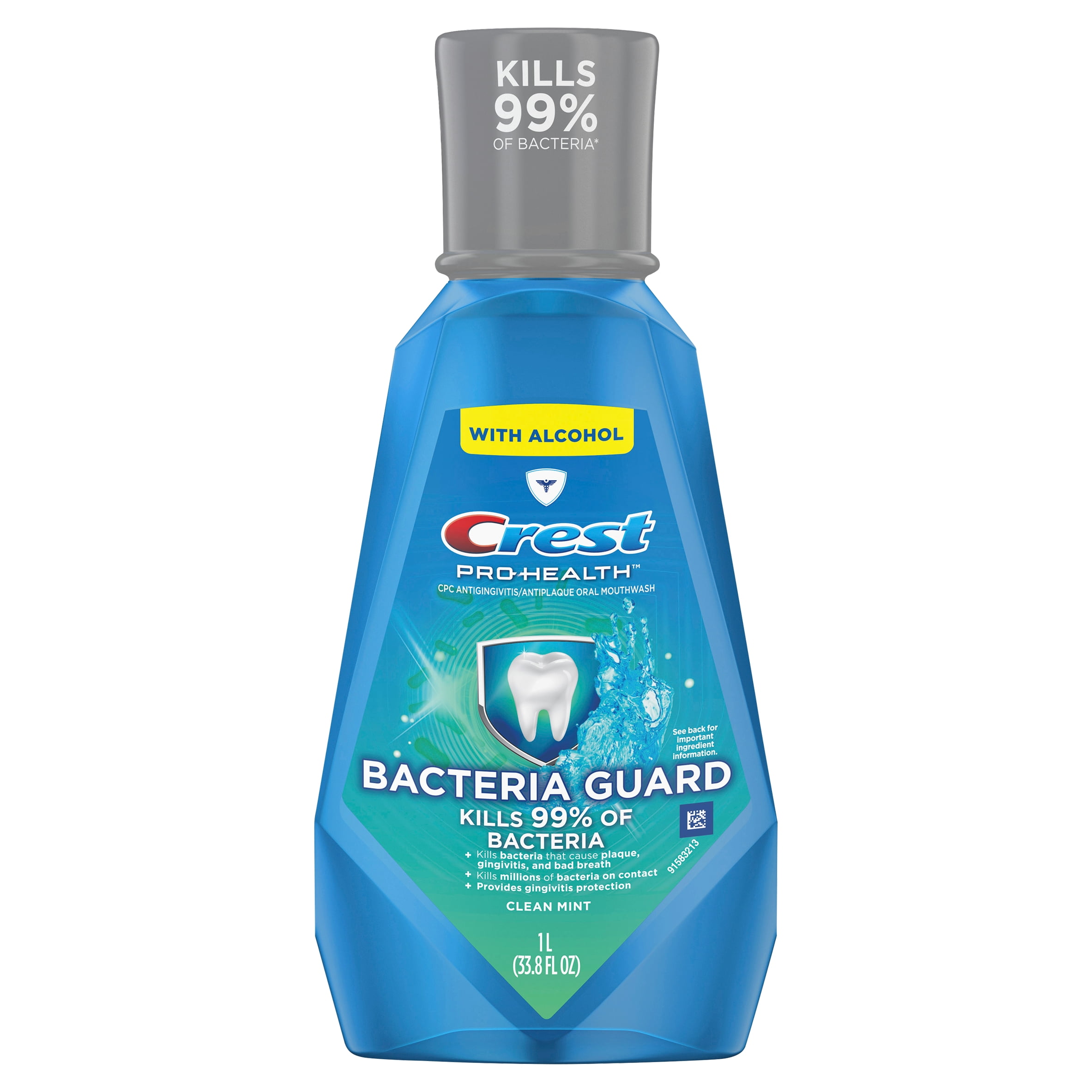 Crest Pro-Health Antibacterial Mouthwash, Clean Mint