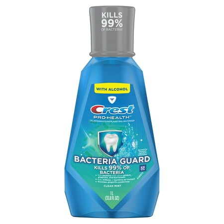 Crest Pro-Health Antibacterial Mouthwash, Clean Mint
