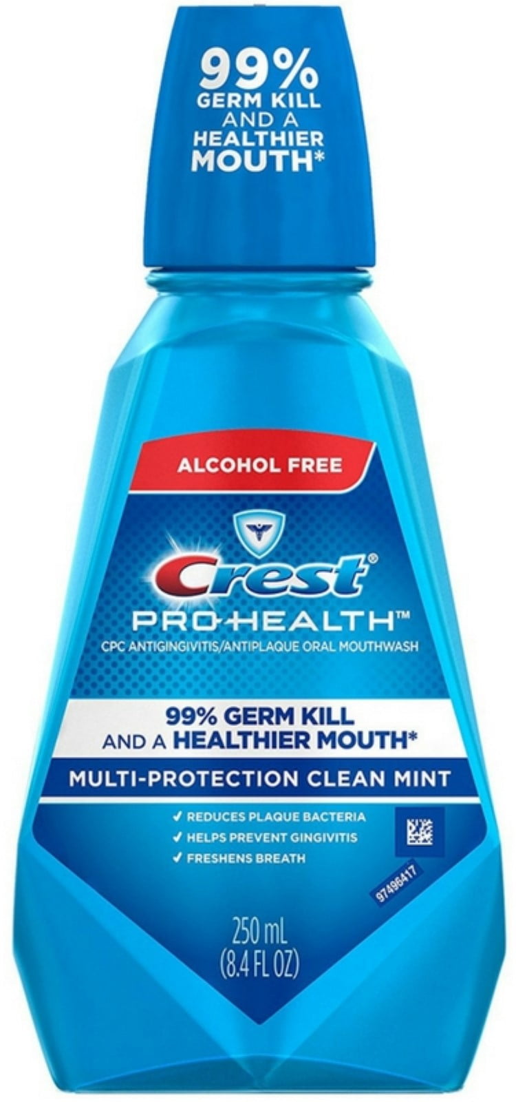 Crest Pro-Health Antiplaque Oral Mouthwash Multi-Protection Mint 8.4 oz (Pack of 4)