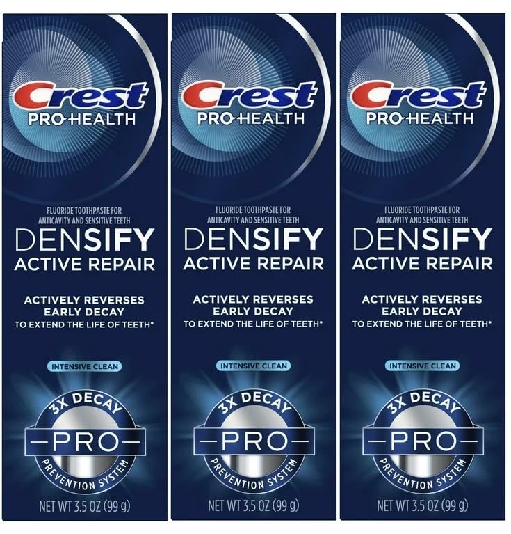 Crest ProHealth Densify Toothpaste, Intensive Clean, 3.5 Oz (Pack Of 3