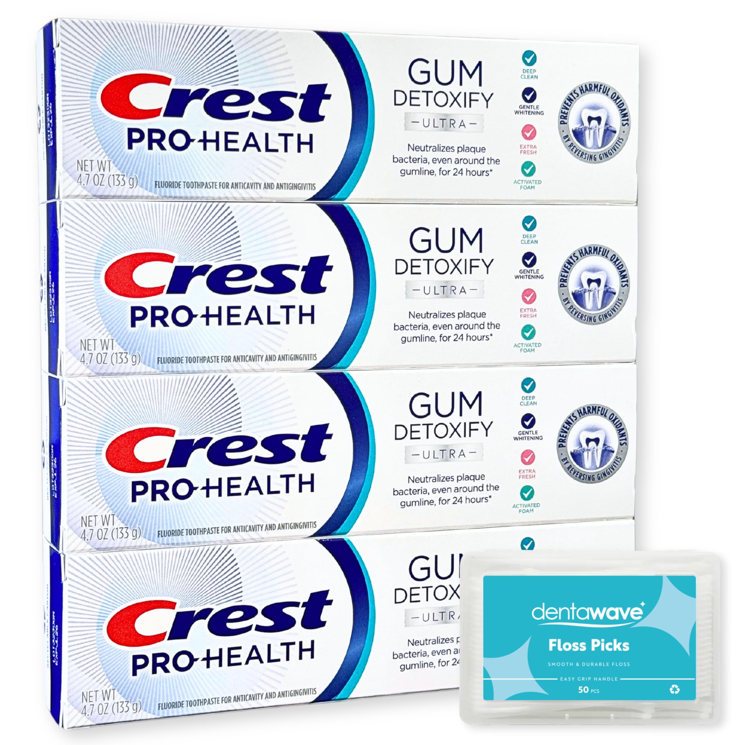 Crest ProHealth Gum Detoxify DNF2 Ultra Toothpaste with Gentle