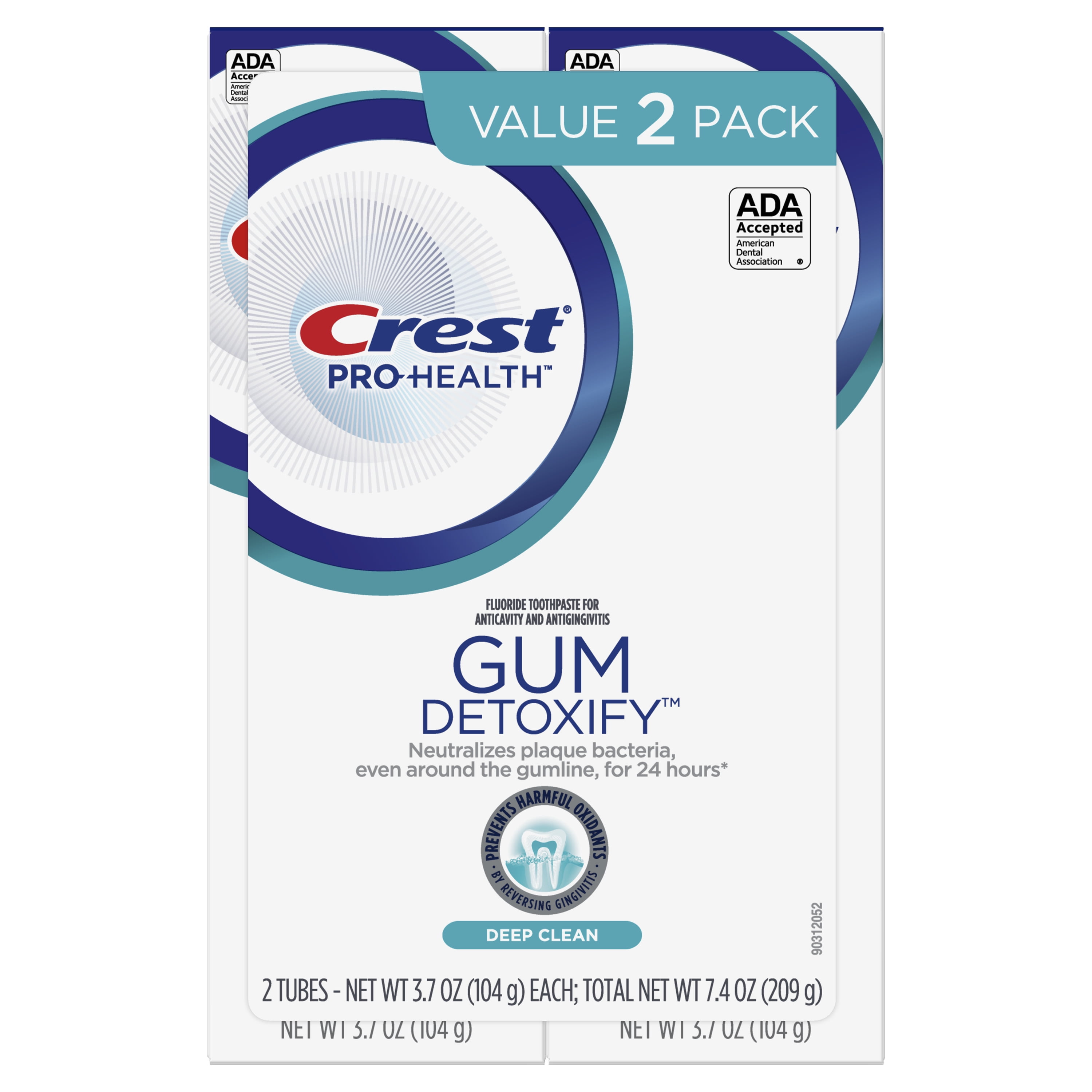 Crest Pro-Health Gum Detoxify and Restore Toothpaste, 2.6 oz, 2