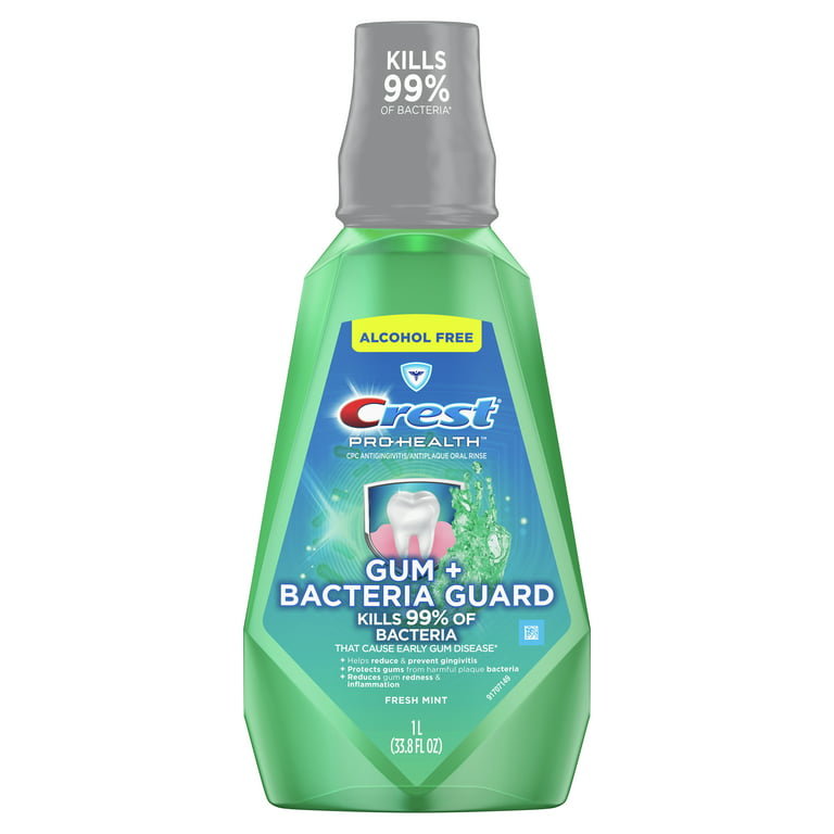 Crest Pro-Health Gum and Bacteria Guard Mouthwash, Alcohol Free