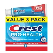 Crest Pro-Health Maximum Cavity Protection Toothpaste, 4.3 oz, Pack of 3