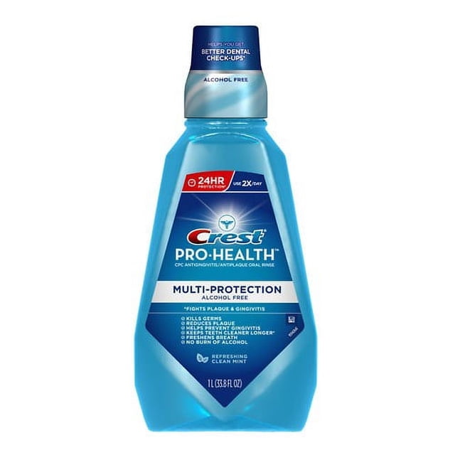 Crest ProHealth MultiProtection AlcoholFree Mouthwash, Refreshing