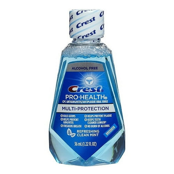 Crest Pro-Health Rinse Refreshing Clean Mouthwash, Mint Flavor - 36 Ml