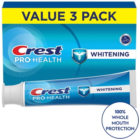 Crest Toothpaste, Pro-Health Whitening Toothpaste, 4.3oz, Triple Pack