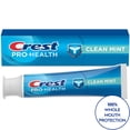 thumbnail image 1 of Crest Toothpaste, Pro-Health Clean Mint Toothpaste (4.3oz), Single, 1 of 12