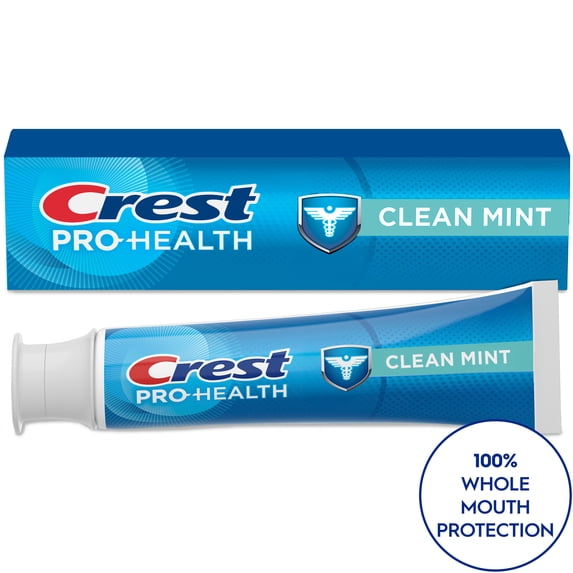 Crest Toothpaste, Pro-Health Clean Mint Toothpaste (4.3oz), Single