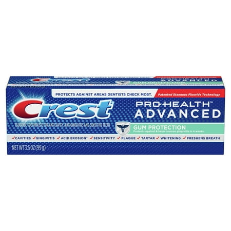 Crest ProHealth Advanced Gum Protection Whitening Toothpaste,3.5oz, 2-Pack