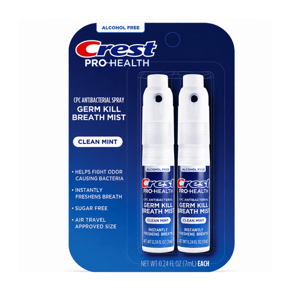Crest Pro-Health Breath Mist, 2 pack