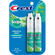 Crest Scope Long Lasting Mint Breath Mist, 0.24 fl oz, 2 ct