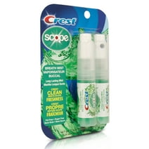 Crest Scope Long Lasting Mint Breath Mist, 0.24 fl oz, 2 ct
