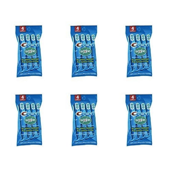 Crest Scope Mini Brushes (4 count, 6 pack (24 brushes))