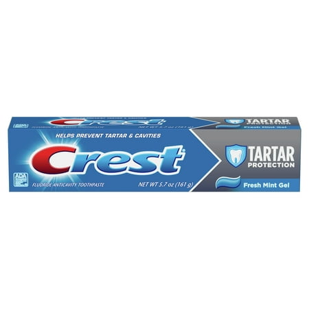 Crest Tartar Protection Toothpaste Gel, Fresh Mint, 5.7 oz
