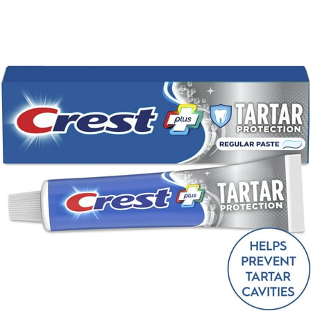 Crest Plus Tartar Protection Toothpaste, Regular Paste, 5.7 oz