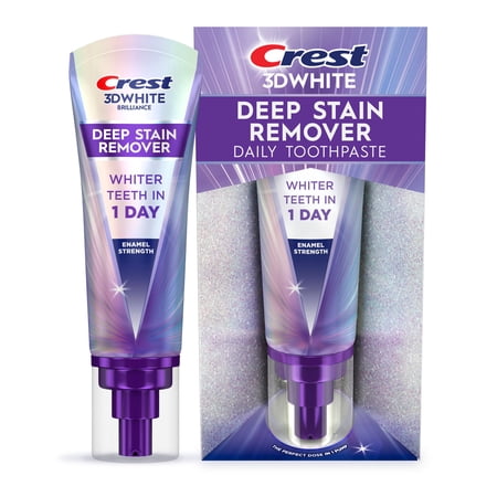 Crest Toothpaste 3DWhite Deep Stain Remover Enamel Strength - 3.1oz
