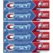 Crest Toothpaste Cavity Protection Regular 8.02oz (Pack of 5)