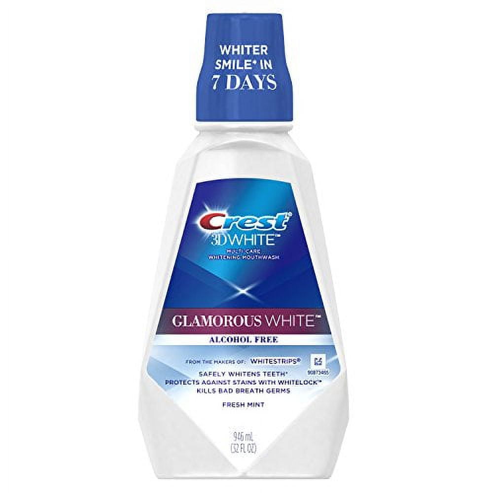 Crest Whitening Rinse Fresh Mint Mouthwash - 946 ML
