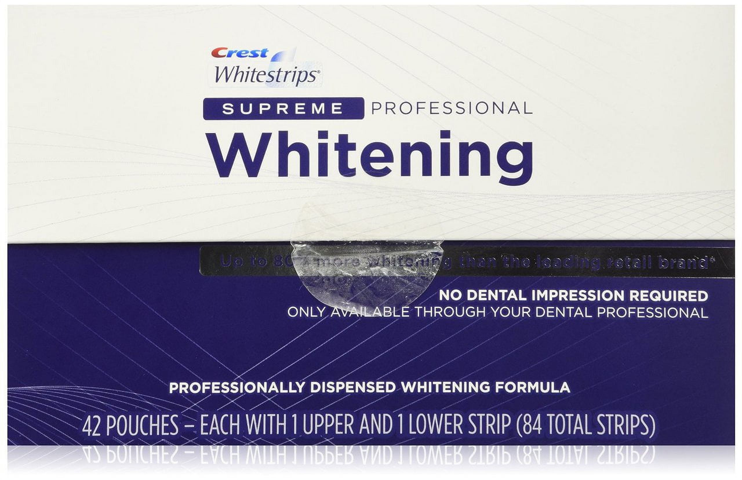 Crest Whitestrips Supreme Professional Whitening 84 Strips